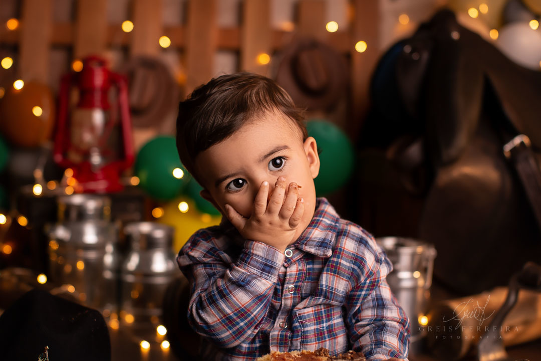 smash the cake fazendinha ensaio de aniversario de bebe de 1 ano