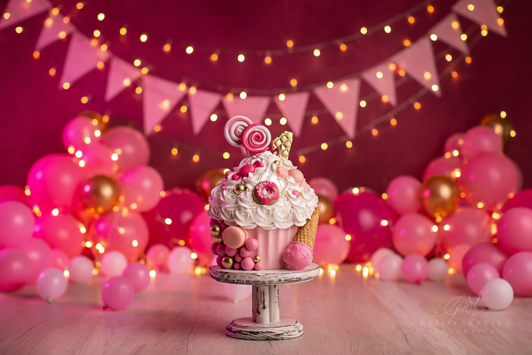 smash the cake confeiteira ensaio de bebe de 1 ano