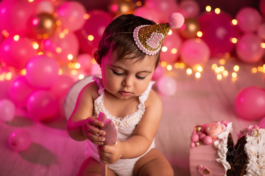 smash the cake confeiteira ensaio de bebe de 1 ano