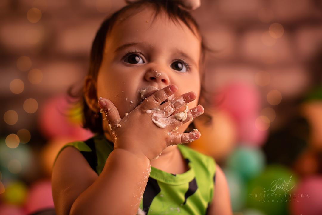 smash the cake da pedrita flintstones ensaio de aniversario de bebe de 1 ano