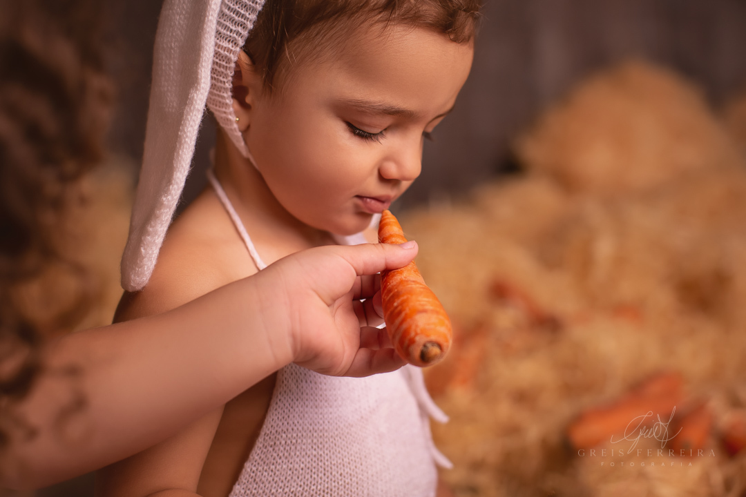 foto de ensaio de pascoa infantil 