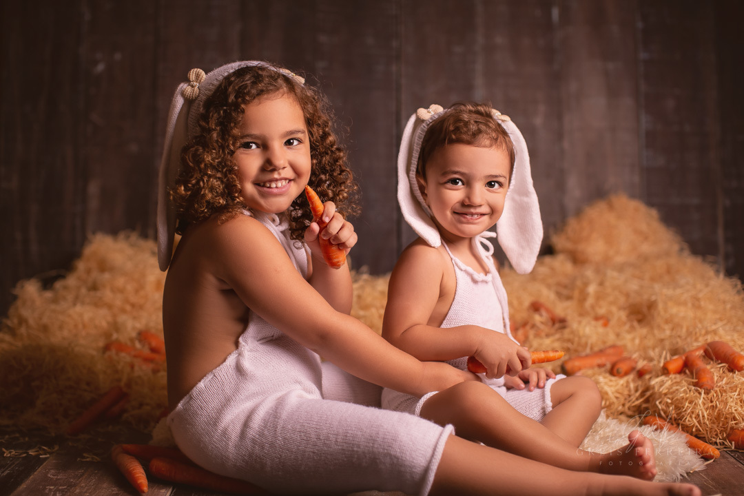 foto de ensaio de pascoa infantil 