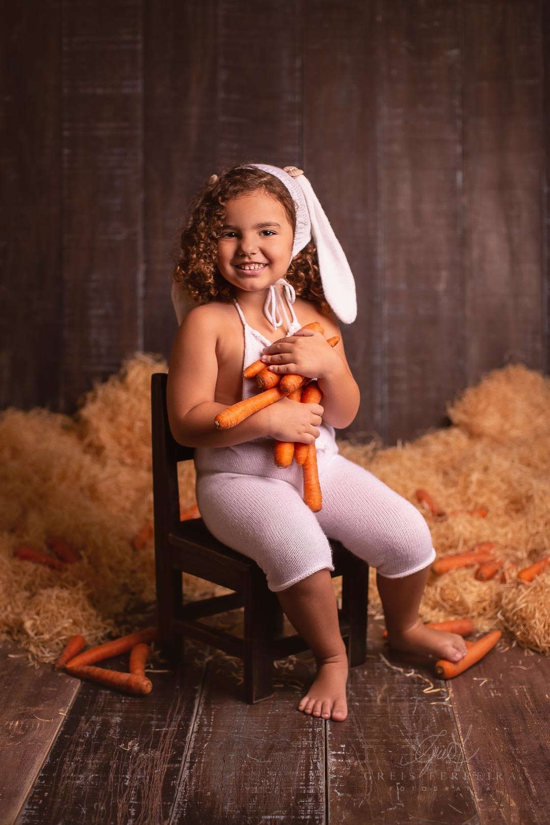 foto de ensaio de pascoa infantil 
