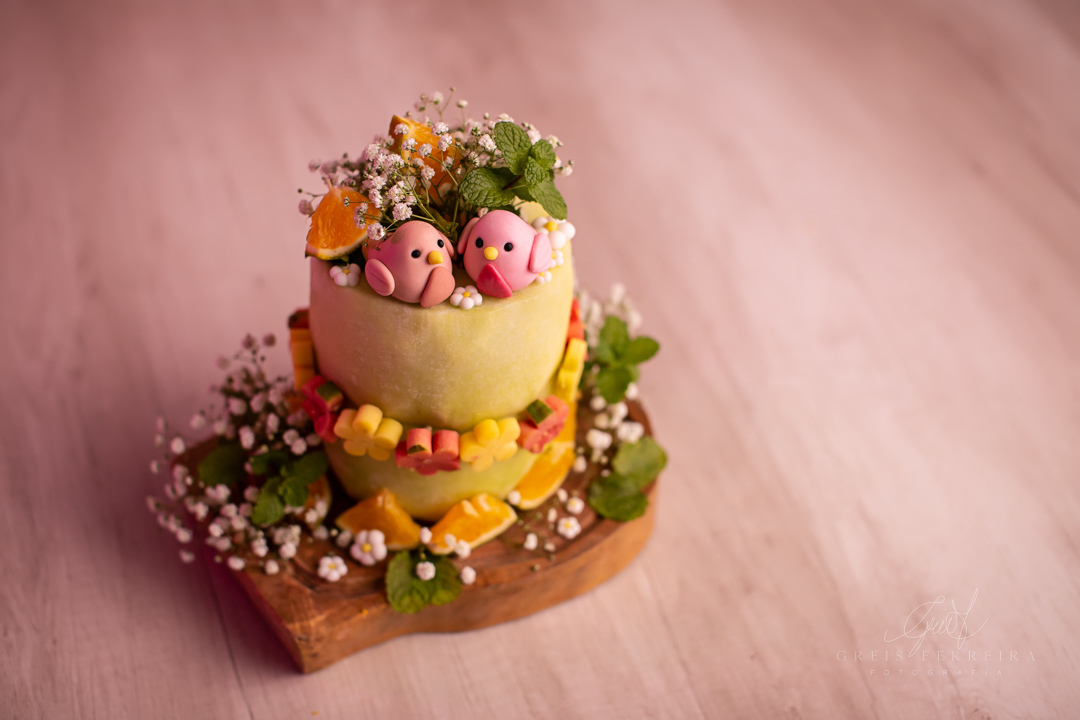 Smash the Fruit Jardim Encantado ensaio de aniversario de 1 ano de bebe