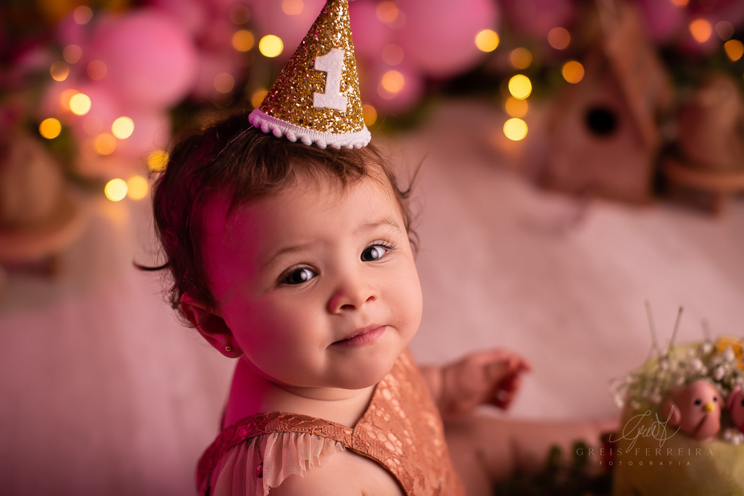 Smash the Fruit Jardim Encantado ensaio de aniversario de 1 ano de bebe