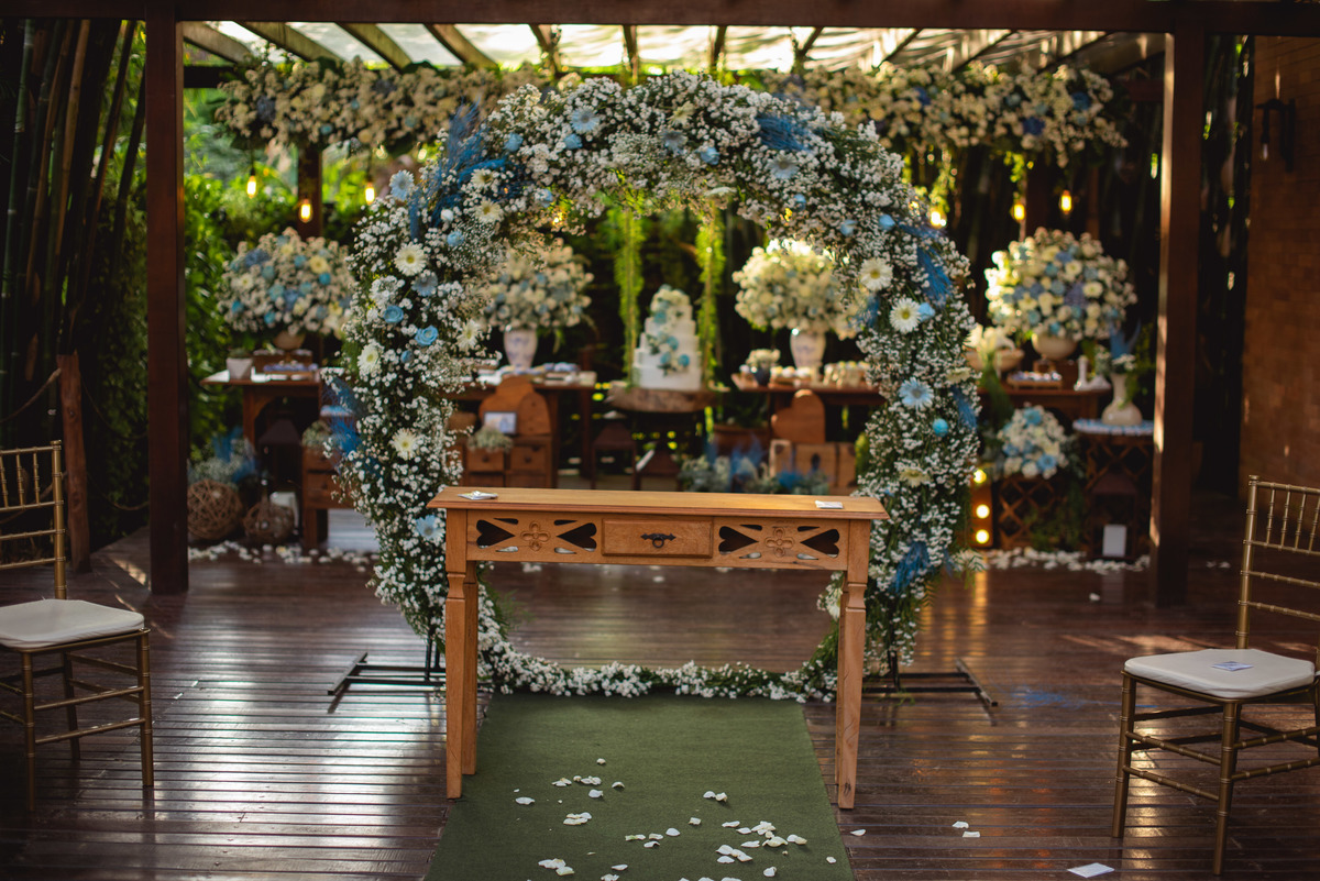 altar de casamento decorado | casamento de dia