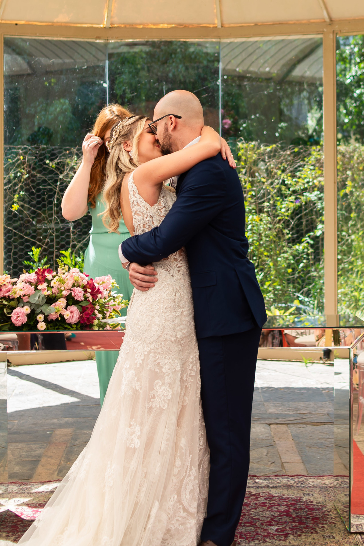 hora do beijo - fotografia de casamento de dia - casamento de dia - casamento castelo de itaipava