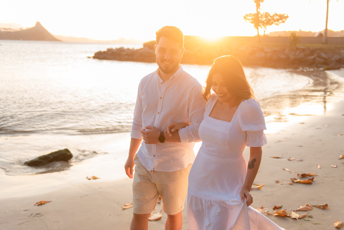 ensaio de casal por do sol - ensaio dos noivos niteroi -ensaio de casamento rio de janeiro 