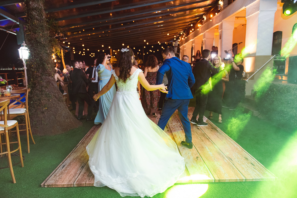 pista de dança de casamento