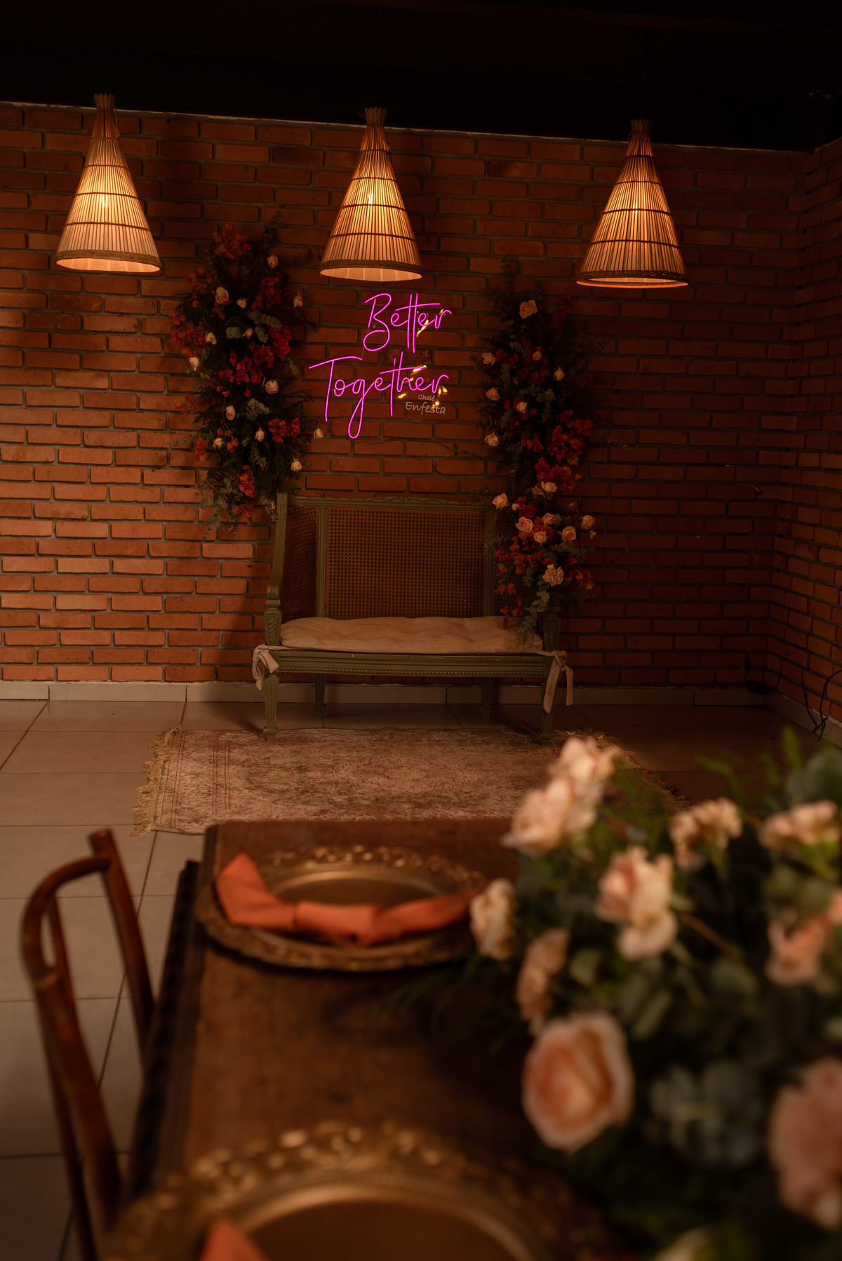 letreiro better together | casamento de dia | decoracao de casamento | fotografia de casamento rj |fotografia de casamento rio de janeiro