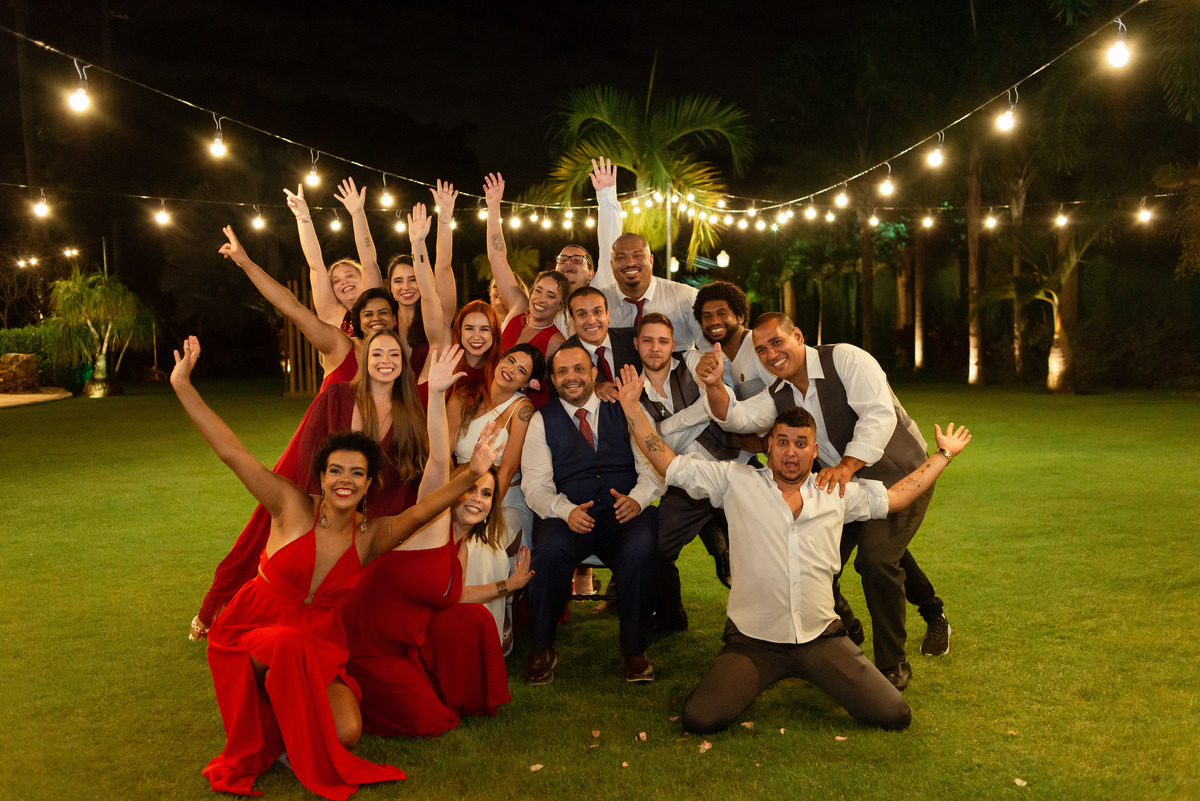 fotos com padrinhos de casamento