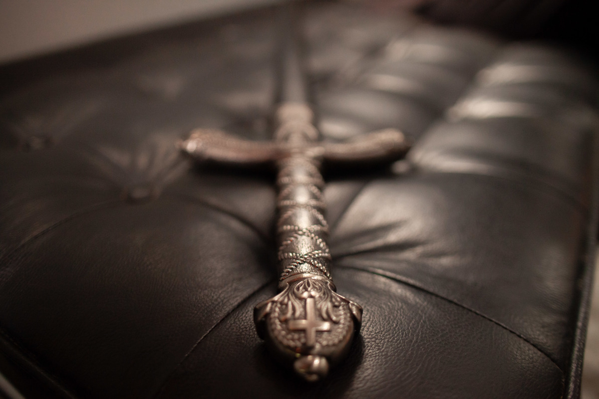 espada para casamento medieval