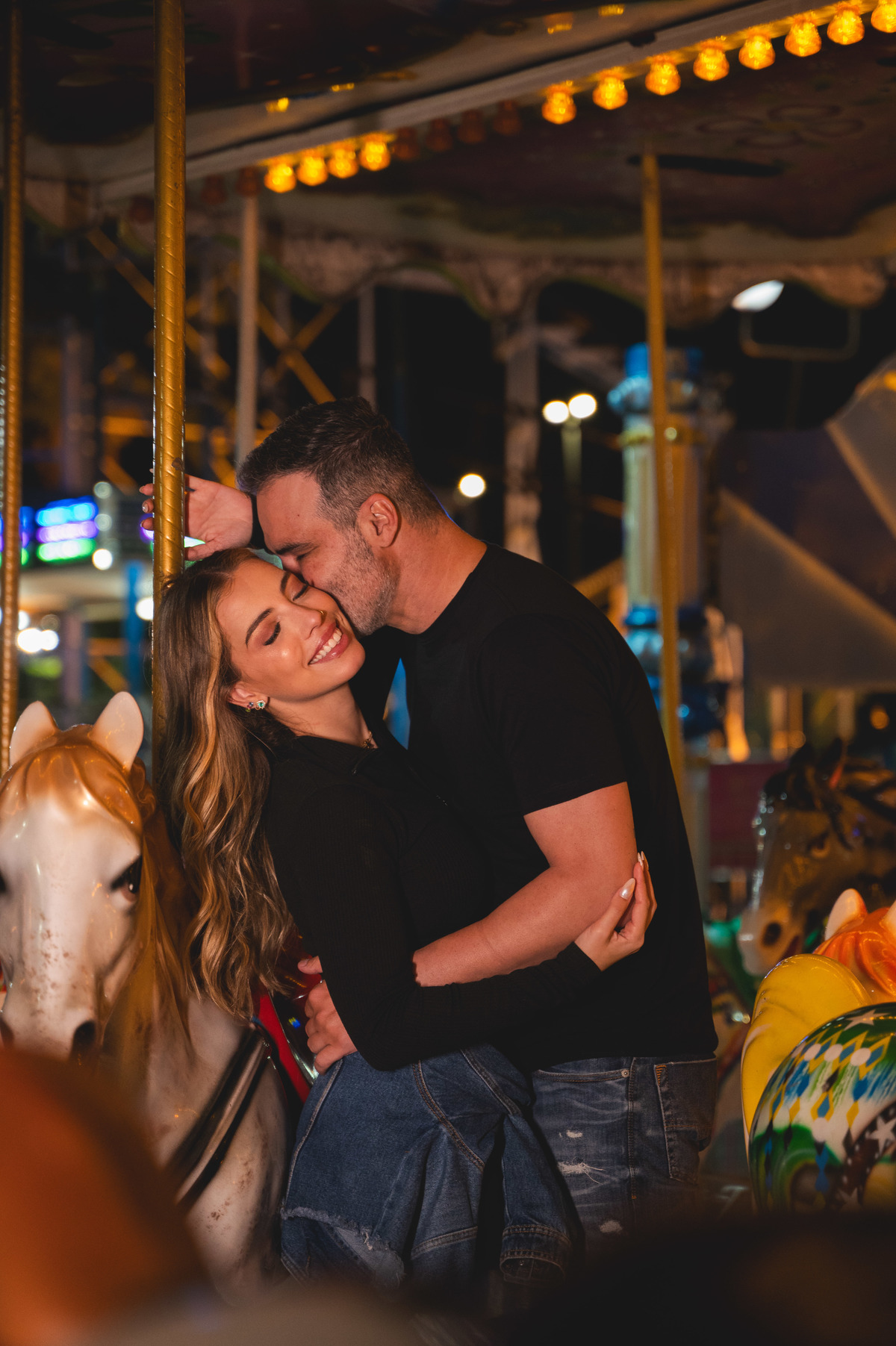 ensaio de casamento no parque | ensaio pre-wedding parque de diversoes