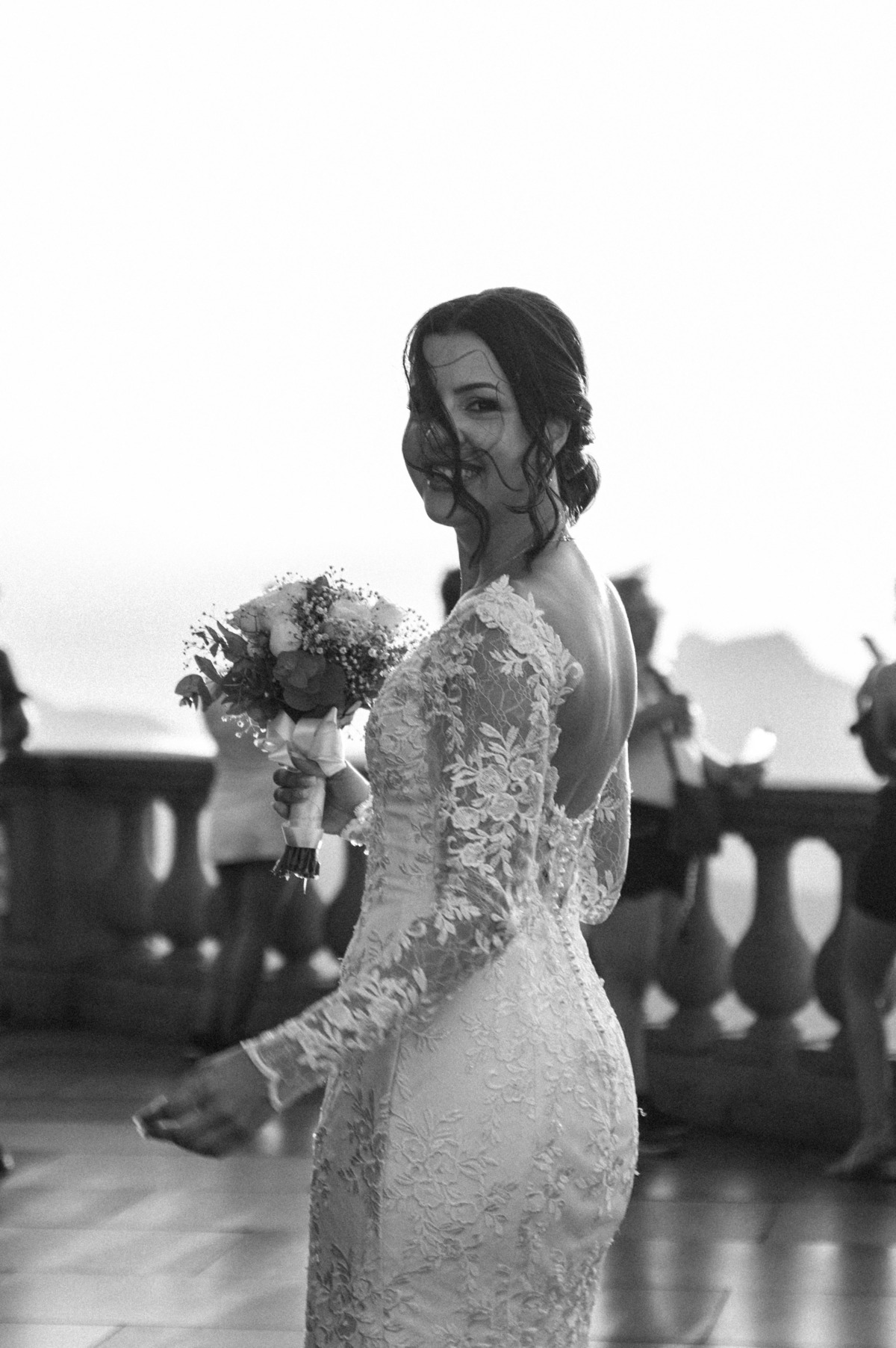 noiva casamento no cristo redentor