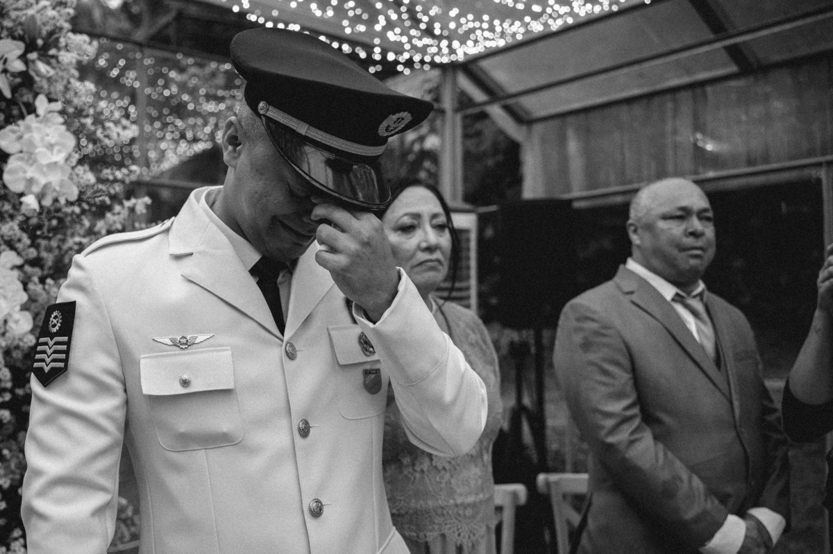 emocao do noivo casamento de dia