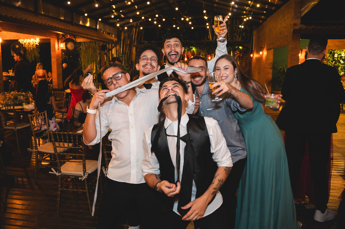 Fotografia festa de casamento sitio bambu lounge