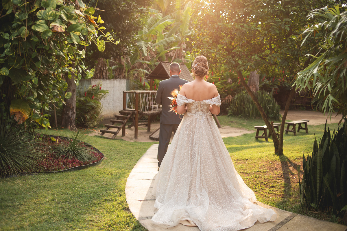 First Look pai da noiva | fotografo de casamento 