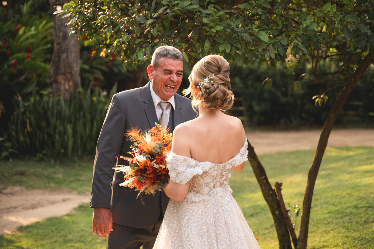 First Look pai da noiva | fotografo de casamento rio de janeiro | fotografo de casamento rio de janeiro | casamenento de dia rj