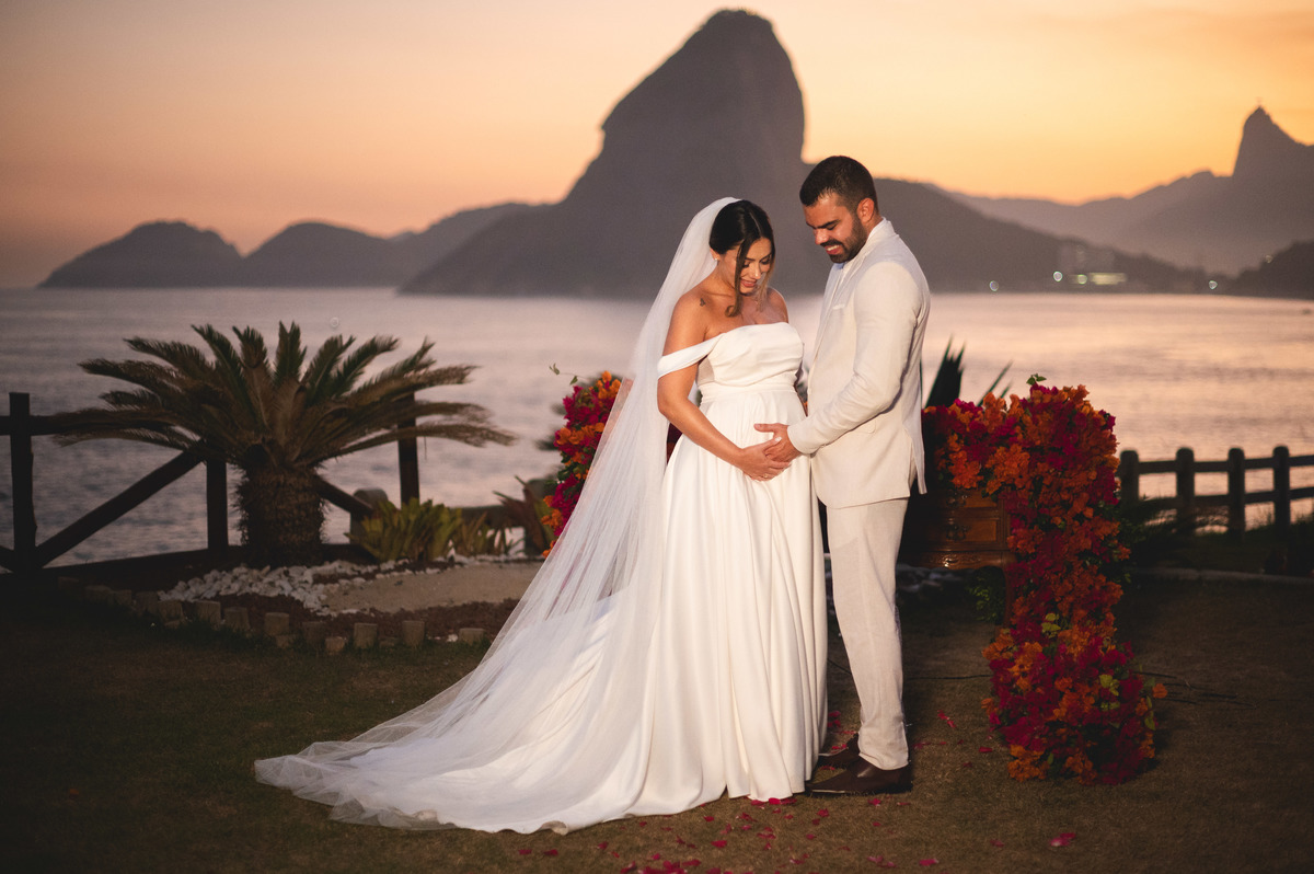 cerimonia de casamento com vista para o pao de açucar rio de janeiro | fotografo rj