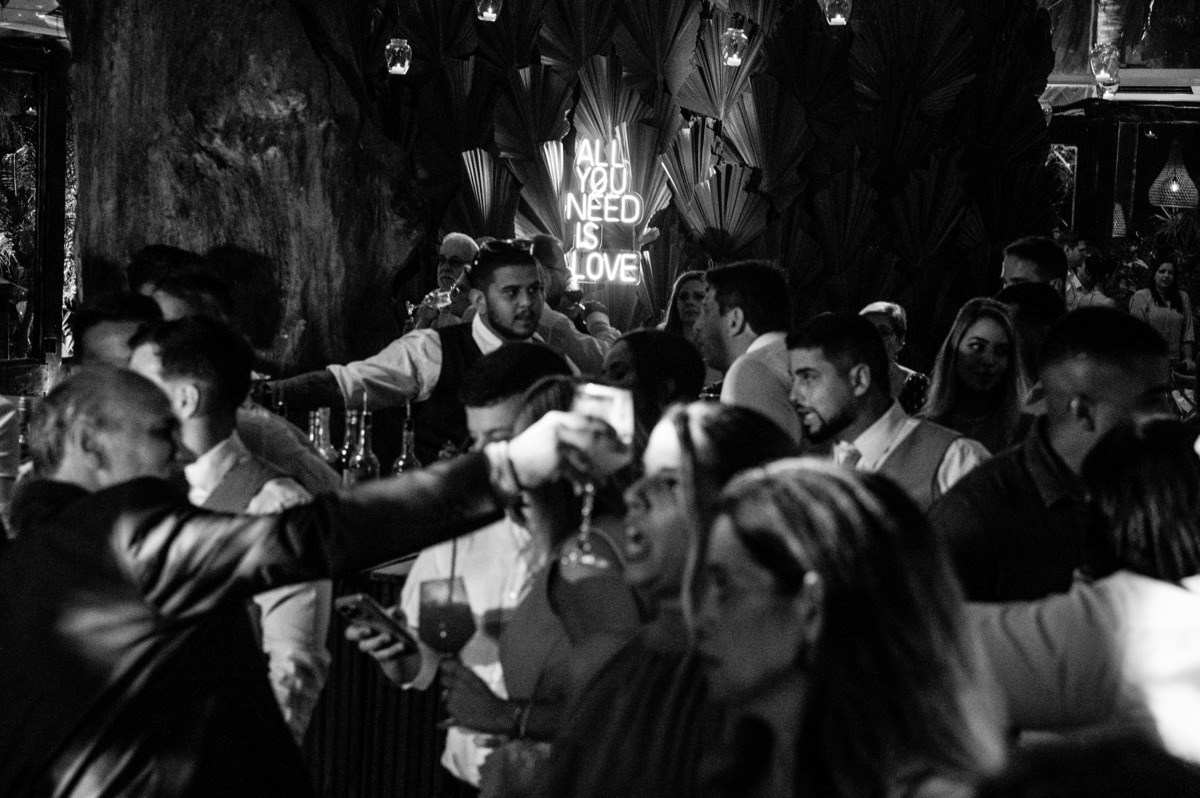 Fotografia de pista de dança de casamento animada zefiro eventos