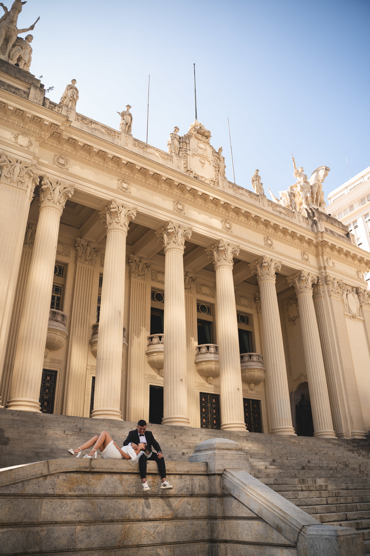 Ensaio de casal pré casamento centro do Rio de janeiro