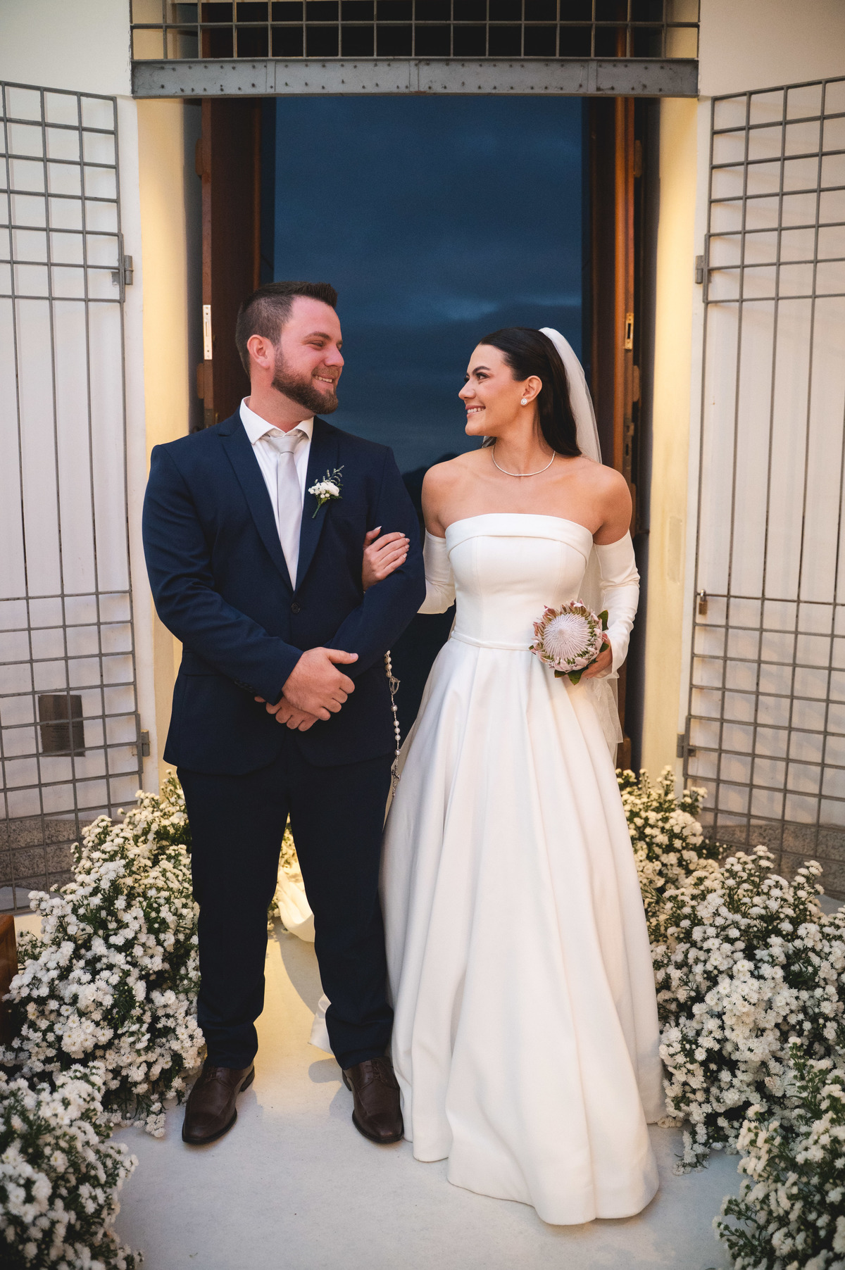 casamento no cristo redentor no nascer do sol