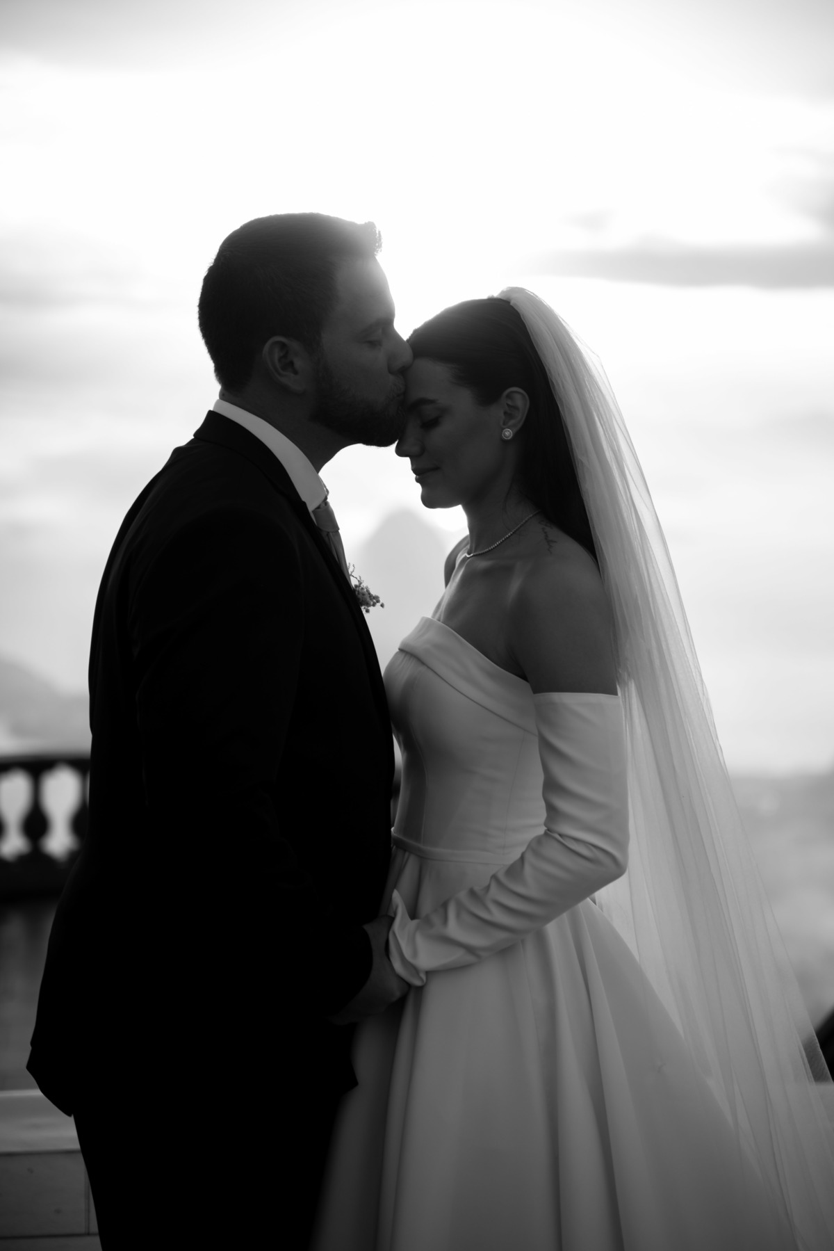 casamento no cristo redentor no nascer do sol