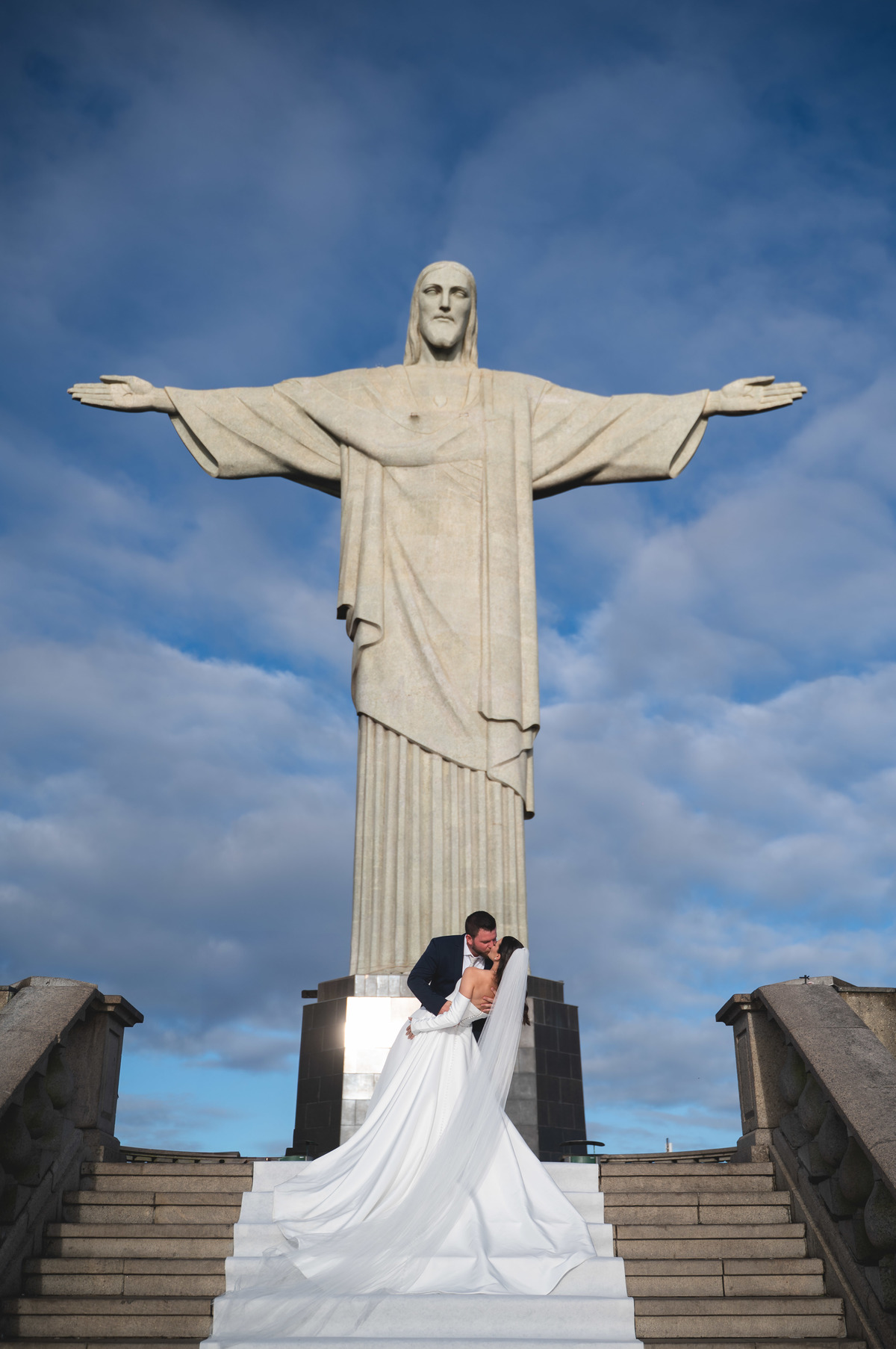 casamento no cristo redentor no amanhecer |Casar no cristo | fotografo de casamento rio de janeiro 