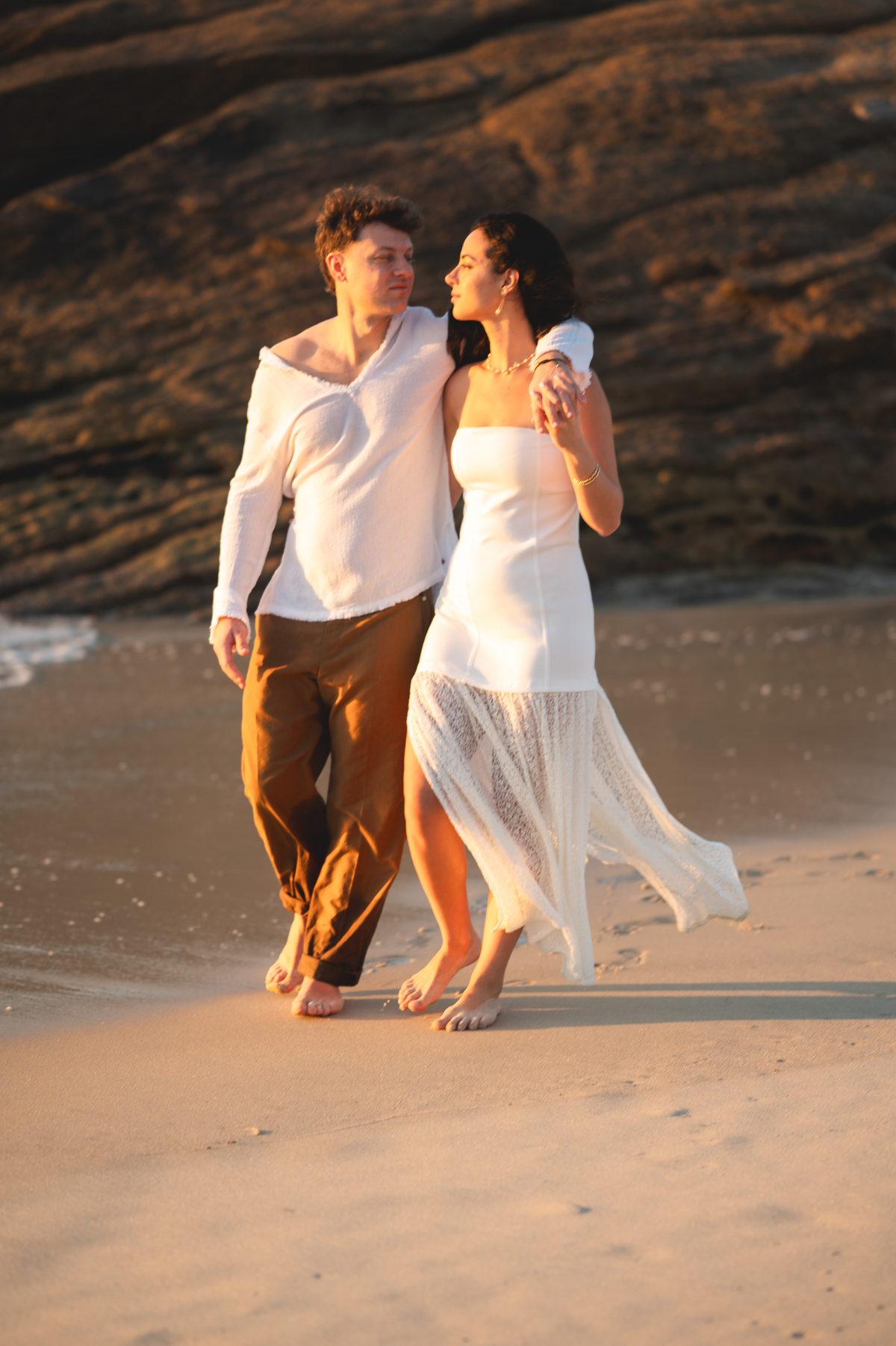 ensaio pre-wedding praia do diabo ipanema rio de janeiro rj