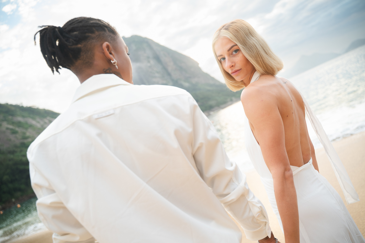 ensaio pre wedding lesbicas rio de janeiro | fotografo de casamento rio de janeiro | pre wedding praia vermelha