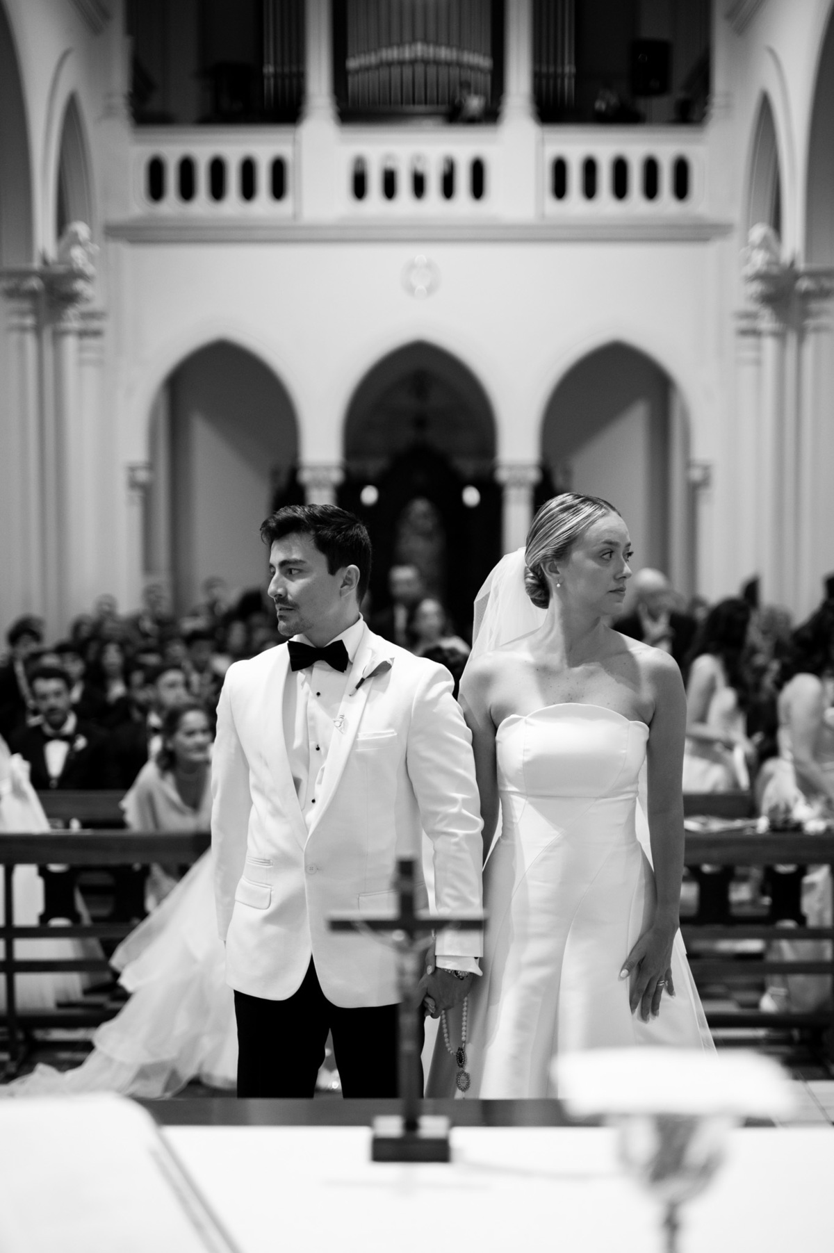 fotografia de casamento católico rio de janeiro Paróquia Nossa Senhora do Rosário, Leme, Rio de janeiro