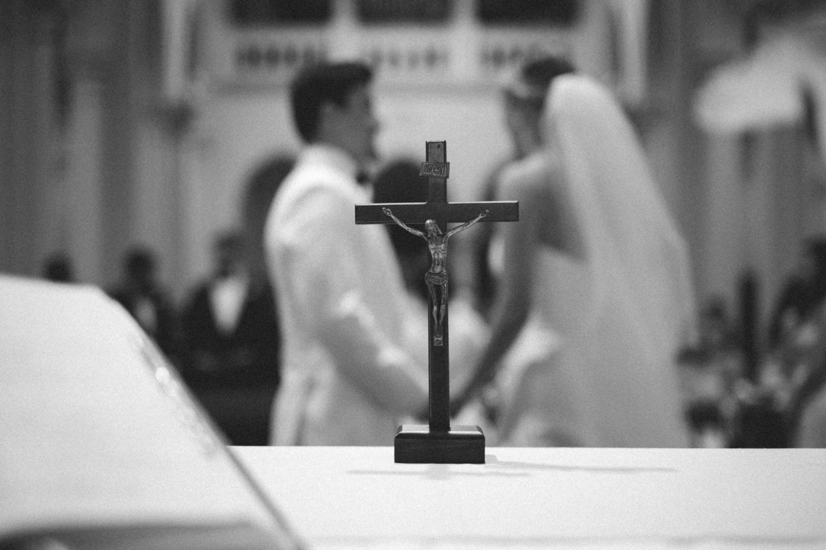 fotografia de casamento católico rio de janeiro Paróquia Nossa Senhora do Rosário, Leme, Rio de janeiro