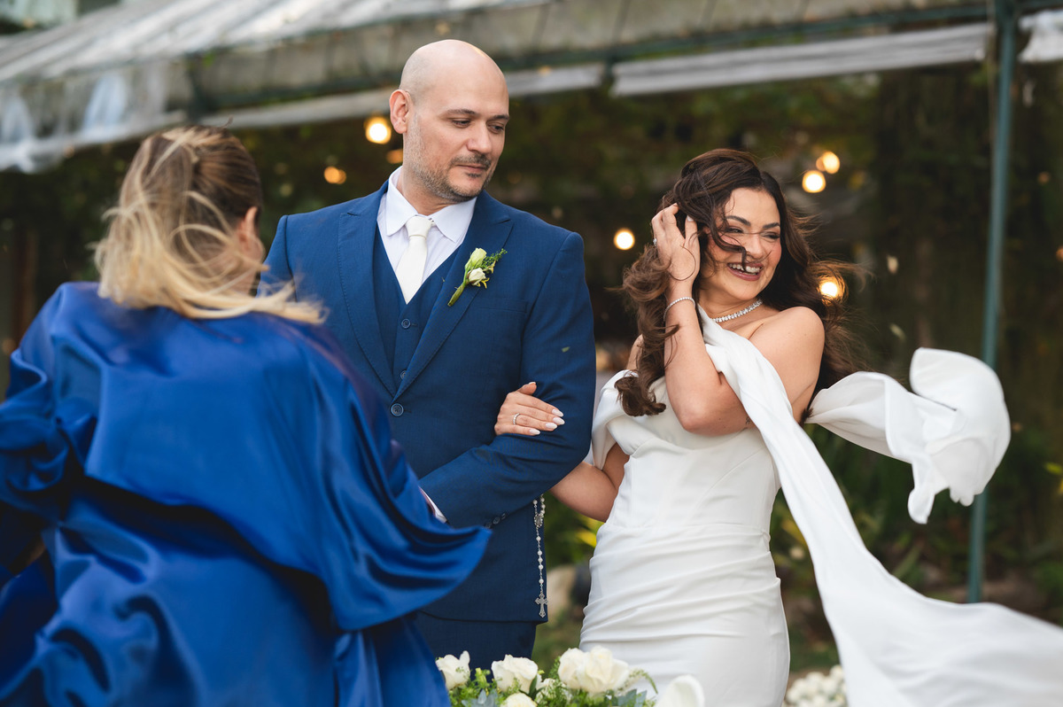 casamento em dia de vento forte no rio de janeiro