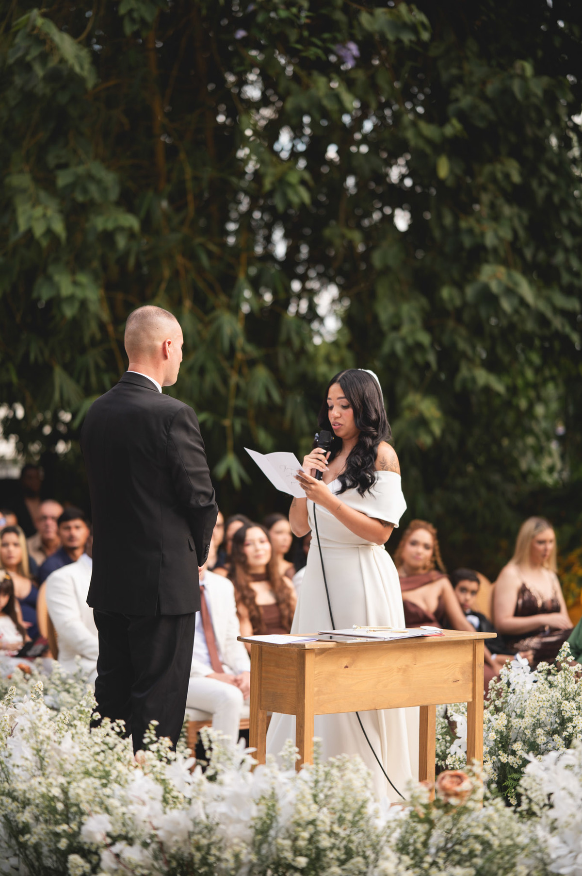 casamento de dia no lago enfesta 