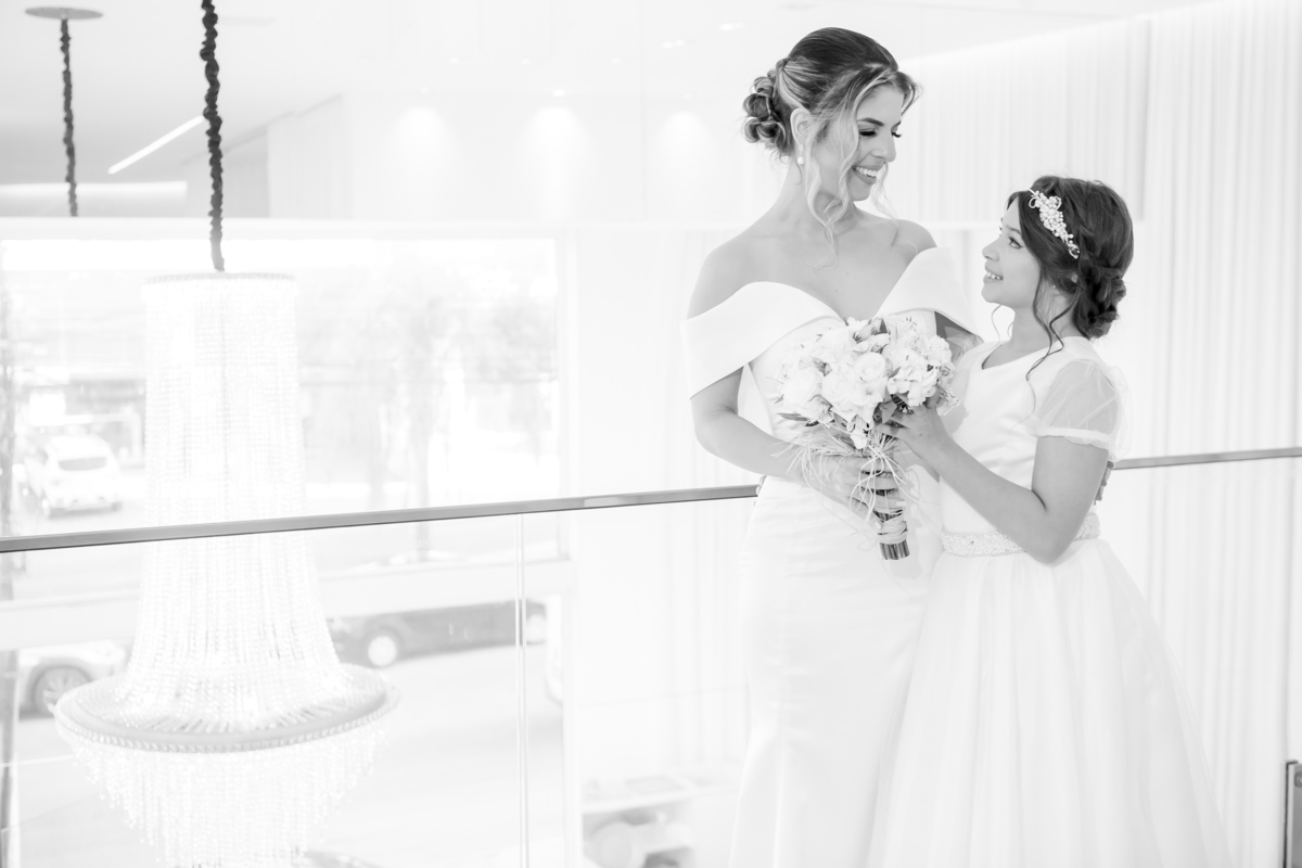 noiva com sua enteada