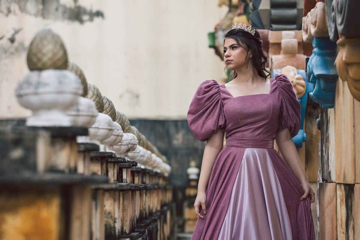 Ensaio debutante no Castelo de Pesqueira