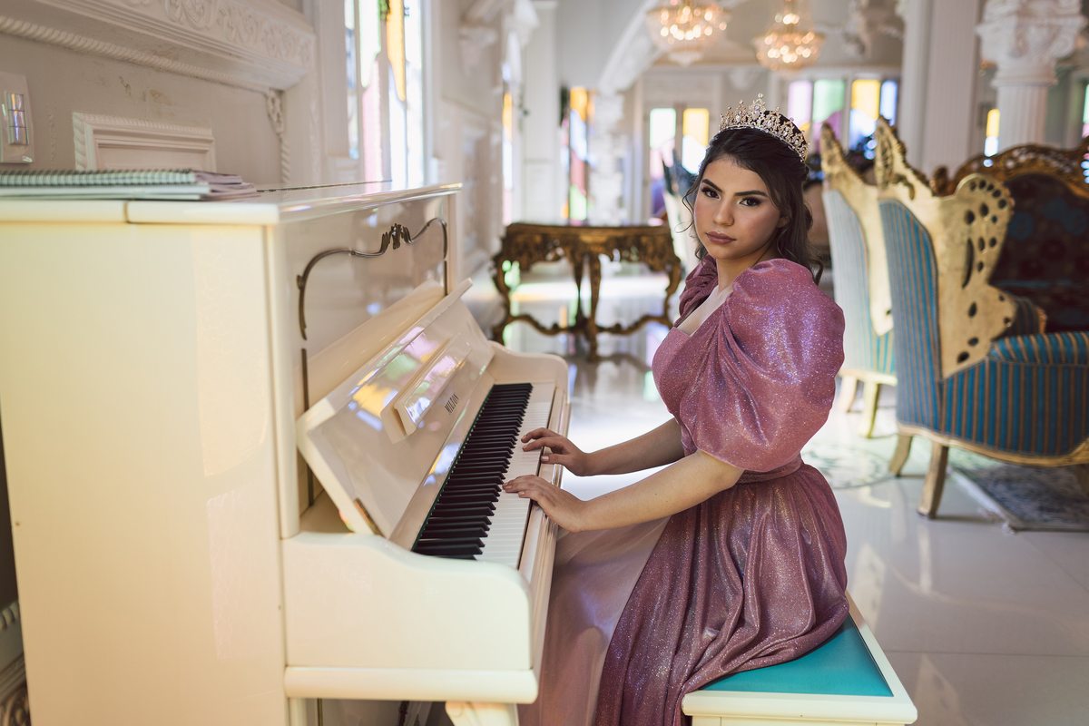 Ensaio debutante no Castelo de Pesqueira