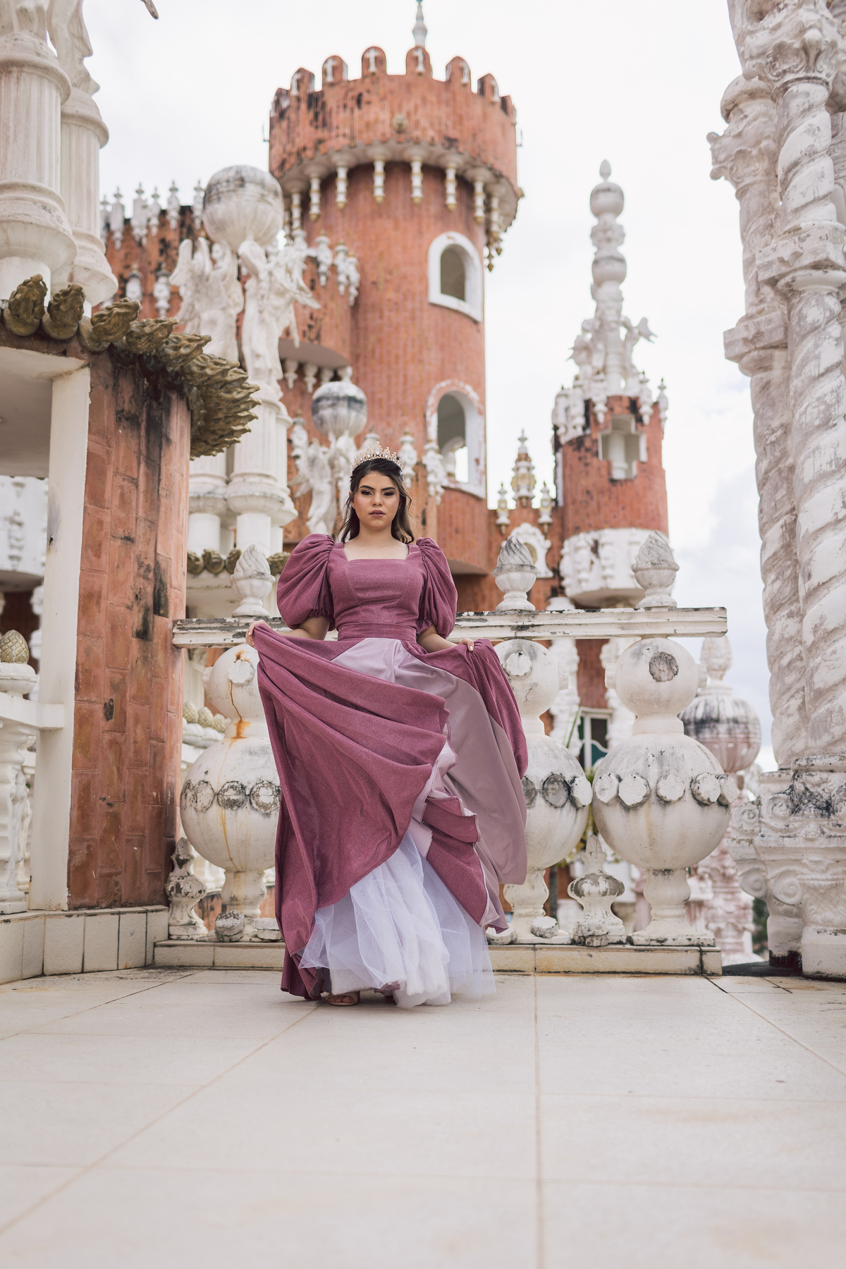 Ensaio debutante no Castelo de Pesqueira