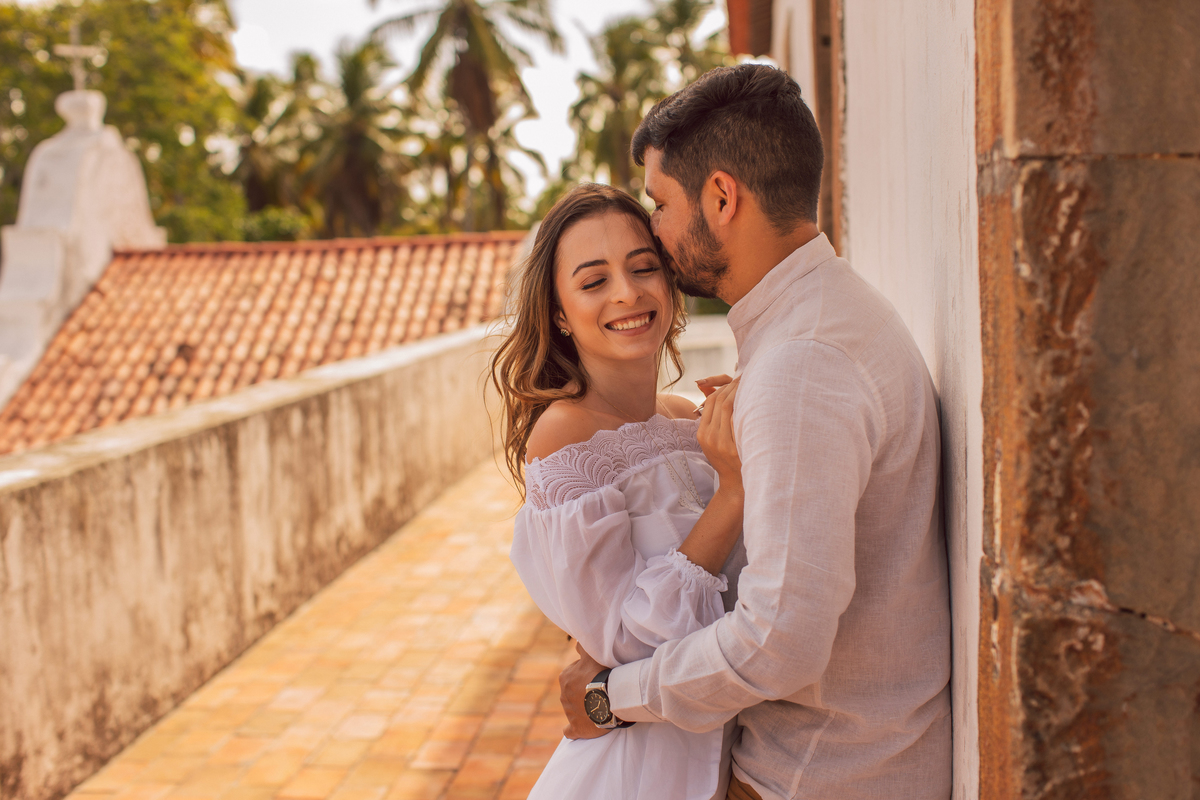 Pré Wedding ao ar livre na praia dos Carneiros em Pernambuco