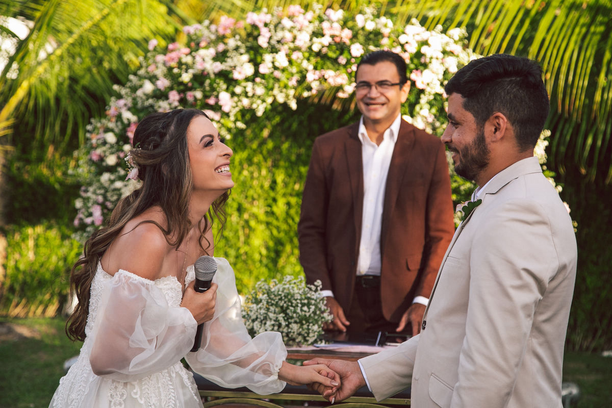 Casamento ao ar livre na Praia dos Carneiros - PE