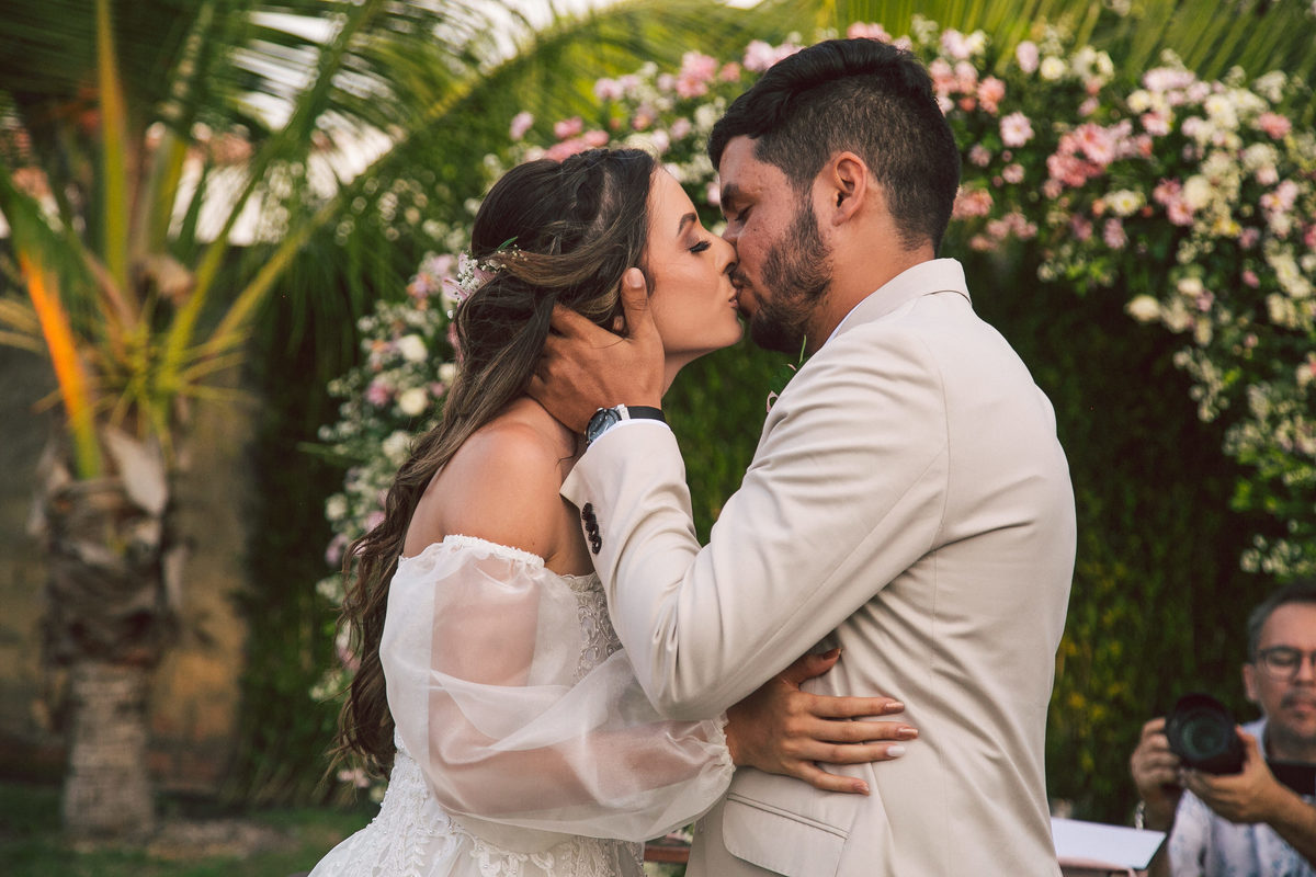 Casamento ao ar livre na Praia dos Carneiros - PE