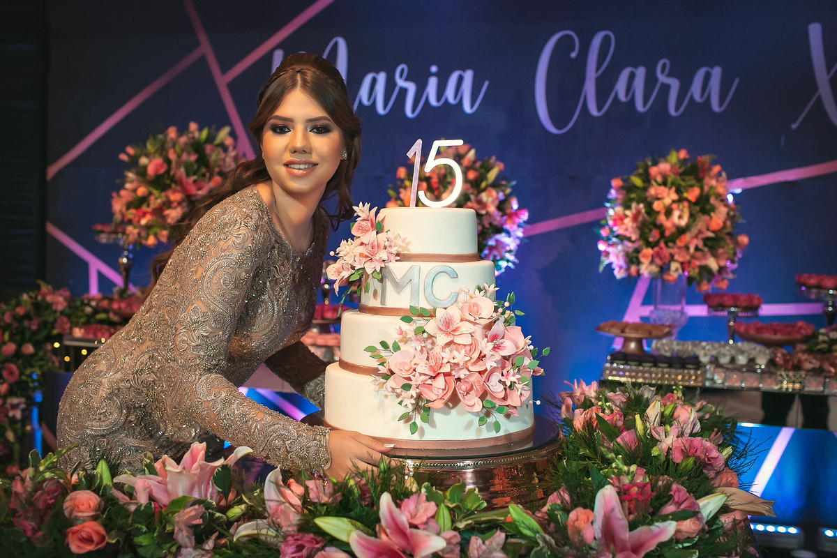 Festa de 15 anos da debutante  Maria Clara em Santa Cruz do Capibaribe- PE