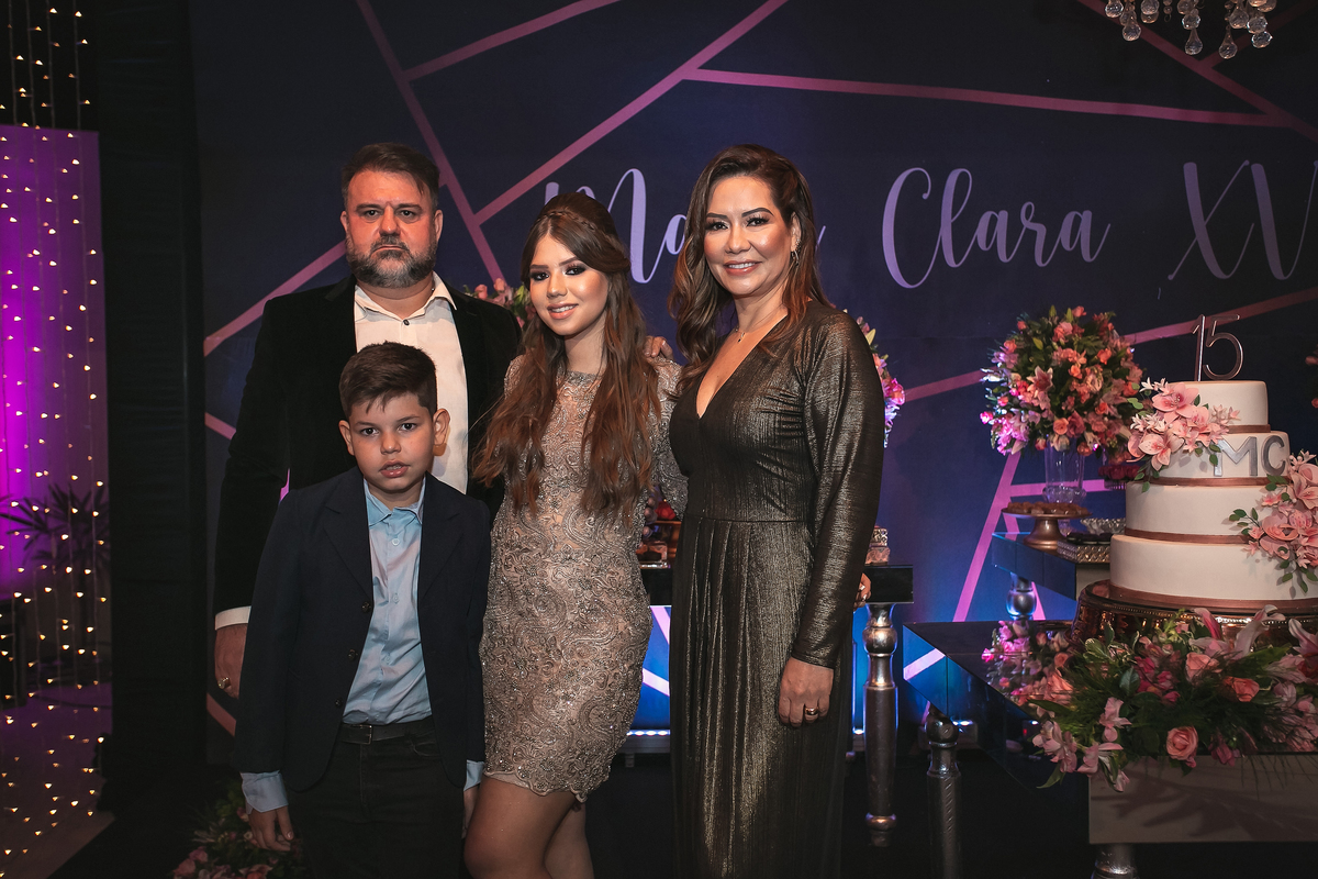 Festa de 15 anos da debutante  Maria Clara em Santa Cruz do Capibaribe- PE