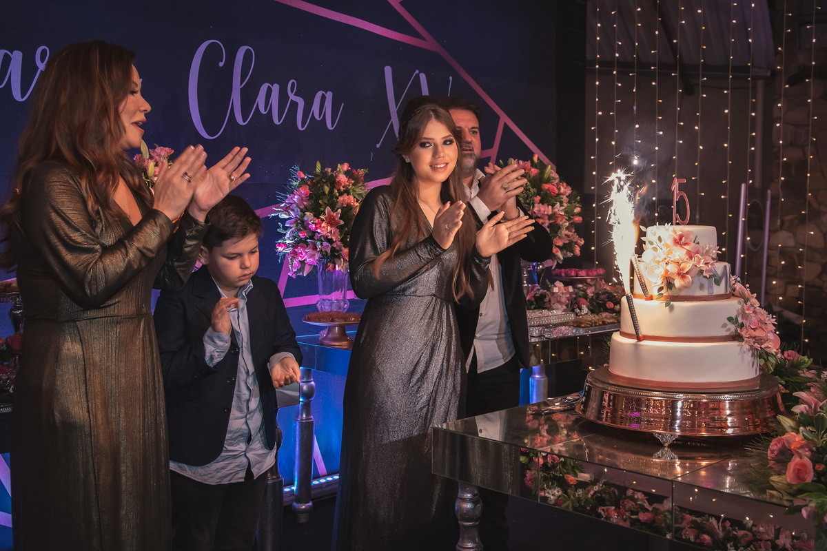 Festa de 15 anos da debutante  Maria Clara em Santa Cruz do Capibaribe- PE