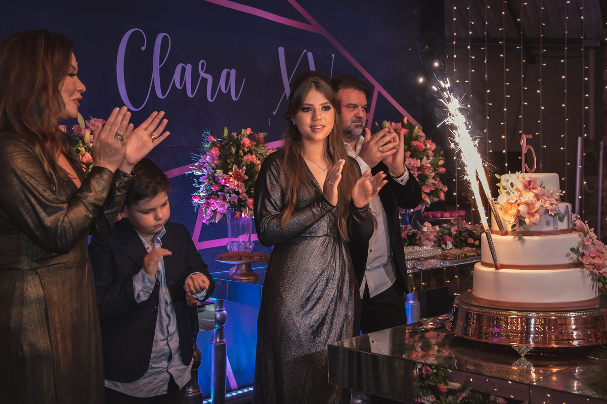 Festa de 15 anos da debutante  Maria Clara em Santa Cruz do Capibaribe- PE