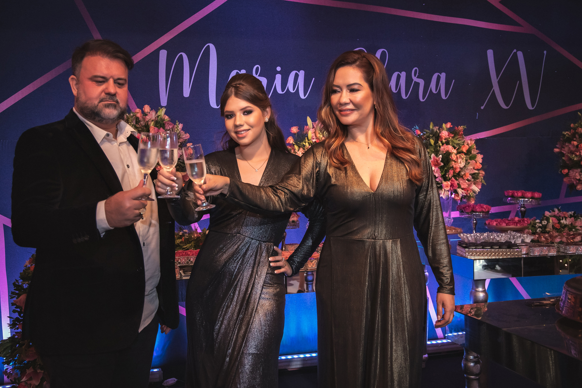 Festa de 15 anos da debutante  Maria Clara em Santa Cruz do Capibaribe- PE