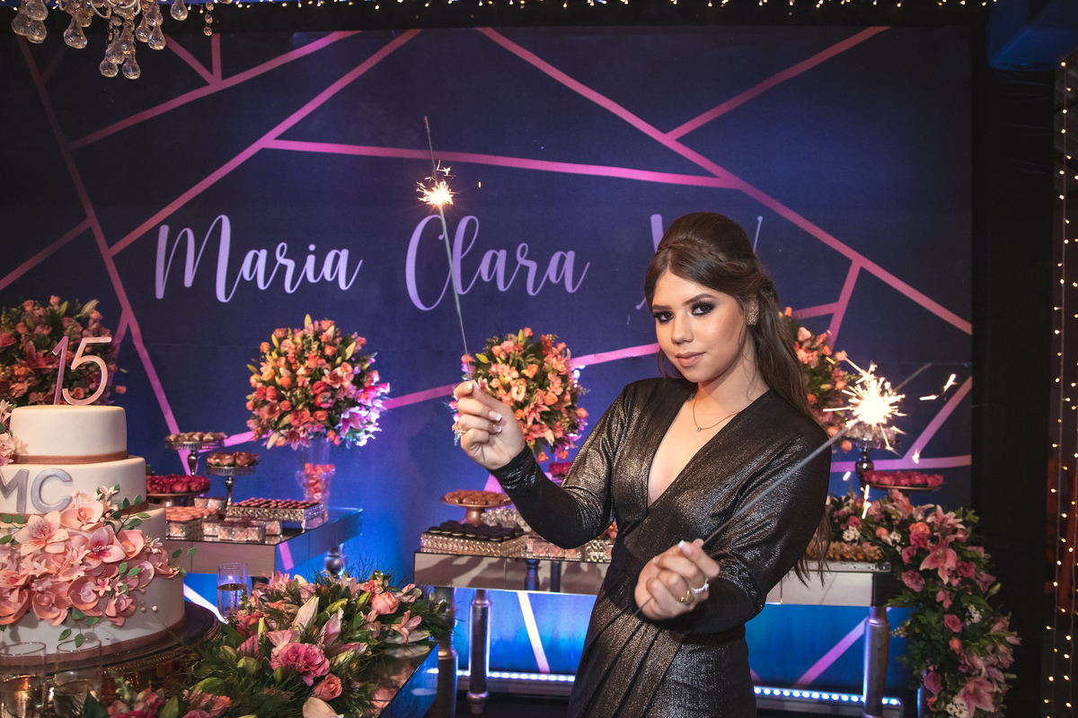 Festa de 15 anos da debutante  Maria Clara em Santa Cruz do Capibaribe- PE