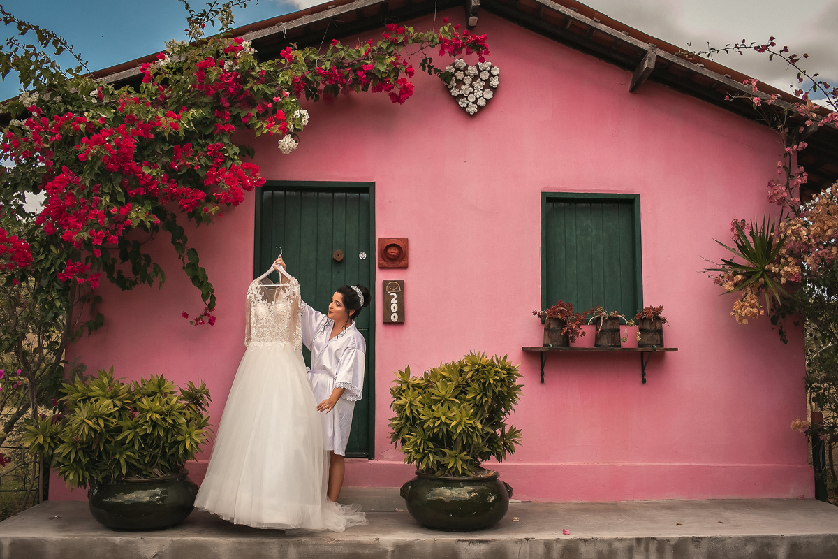 Casamento ao ar livre na Fazenda Santa Fé - PE 