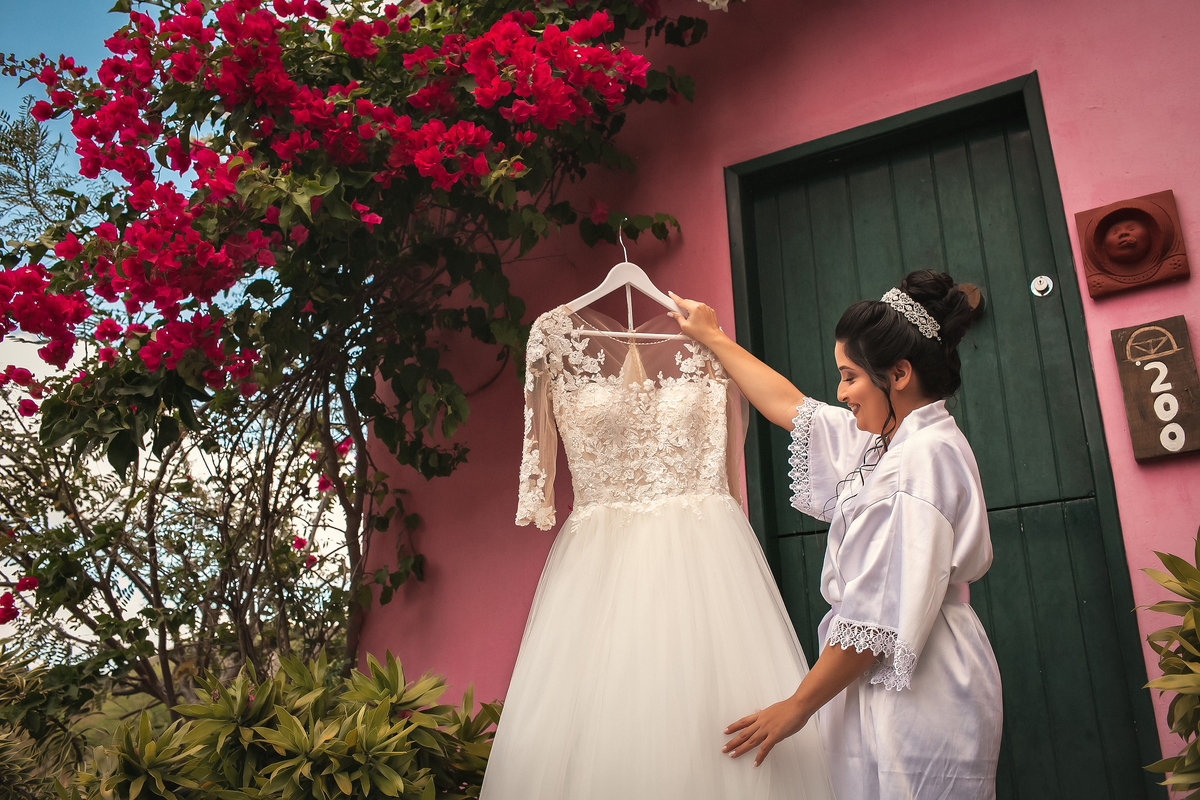 Casamento ao ar livre na Fazenda Santa Fé - PE 