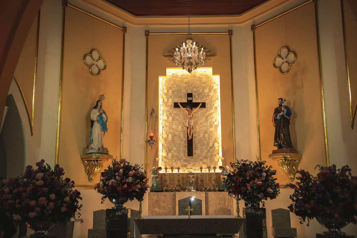 Casamento clássico na Igreja Matriz em Toritama 